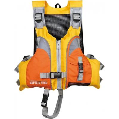 Captain Stag  Captain Stag  Vest Floats For Kids Yellow Orange Mc 2505