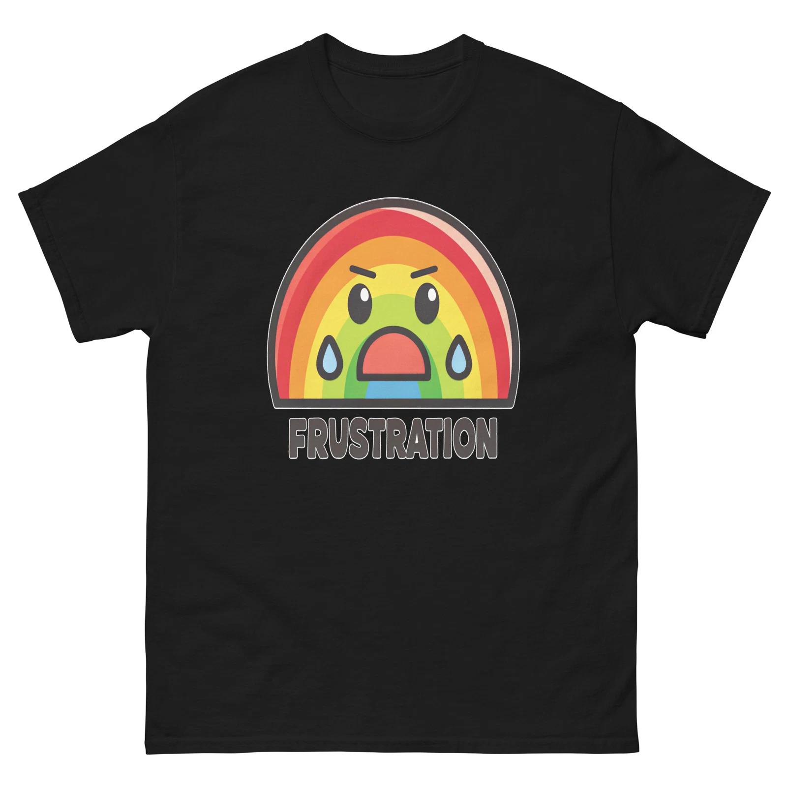 

Frustration Emotion Illustration Bright Vibe T-Shirt 3XL
