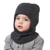 Gorro Balaclava de Lana para Bebé Invierno Cálido Gorro para Niños con Protección para las Orejas Gorro Beanie de Moda Bufanda