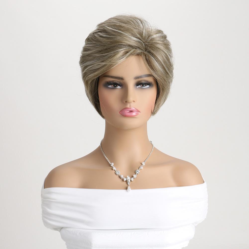 Mixed Color Synthetic Headband For Women Wig