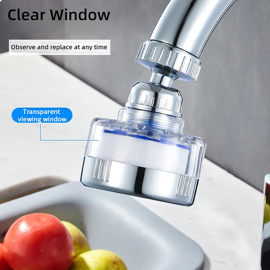 360 Degree Rotating Sink Filter Pressurized Faucet Aerator Extender Universal Bath Faucet Connector Bathroom Kitchen Accessories