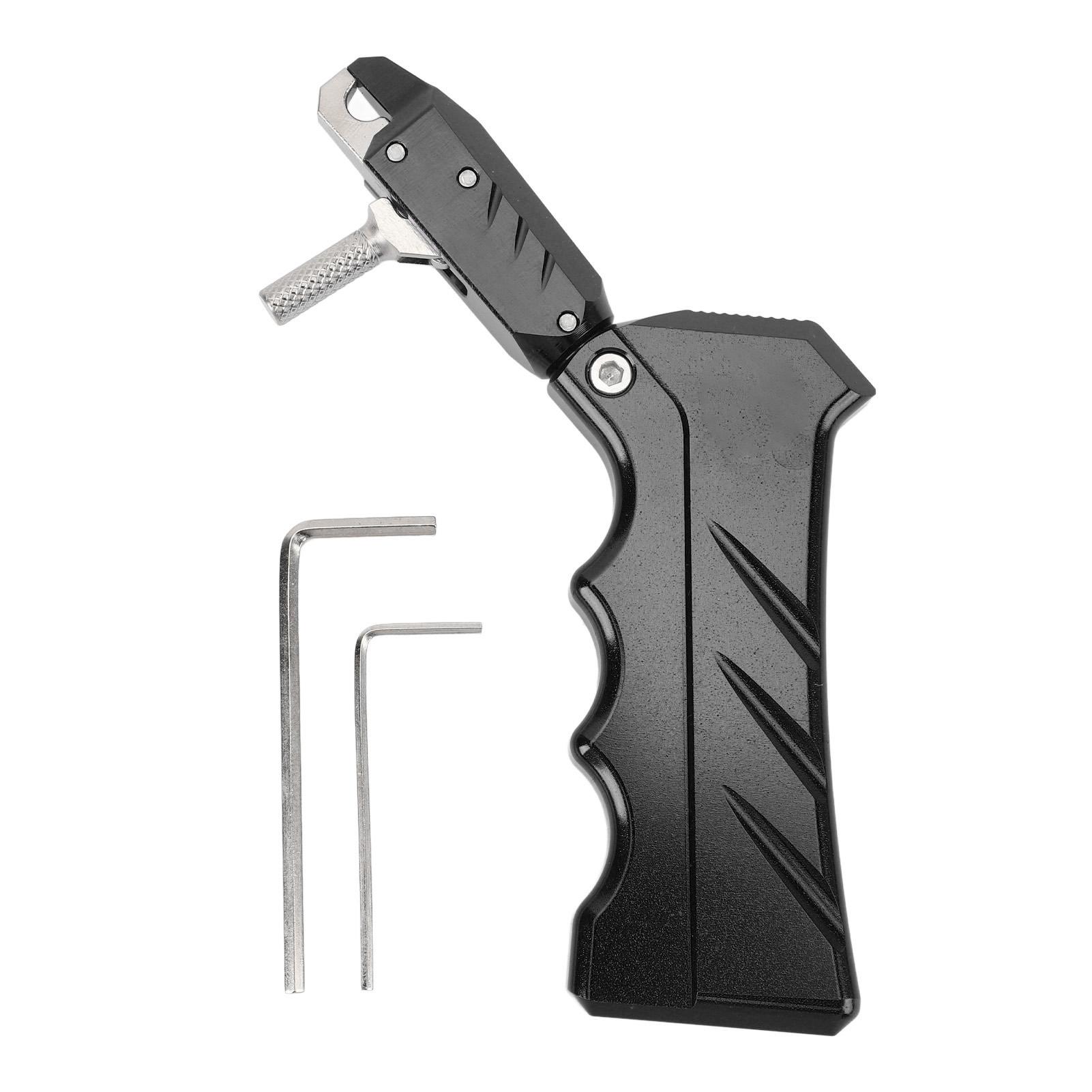 

Archery Bow Thumb Release 4 Finger Design Adjustable Comfortable Grip Aluminum Alloy Compound Bow