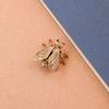 1 Piece Mini Simulation Insect Table Decoration Brass Bee Doll Table Tea Set Pet Antique Copper Crafts Home Desktop Decorations
