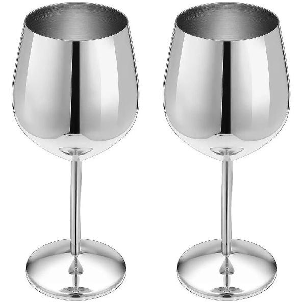 Unbreakable Wine Glasses Set Of 6 4/2 Stemmed Outdoor Wine Glasses Wedding Glasses Large Black Wine Goblets Polished Glassware 501-600ml