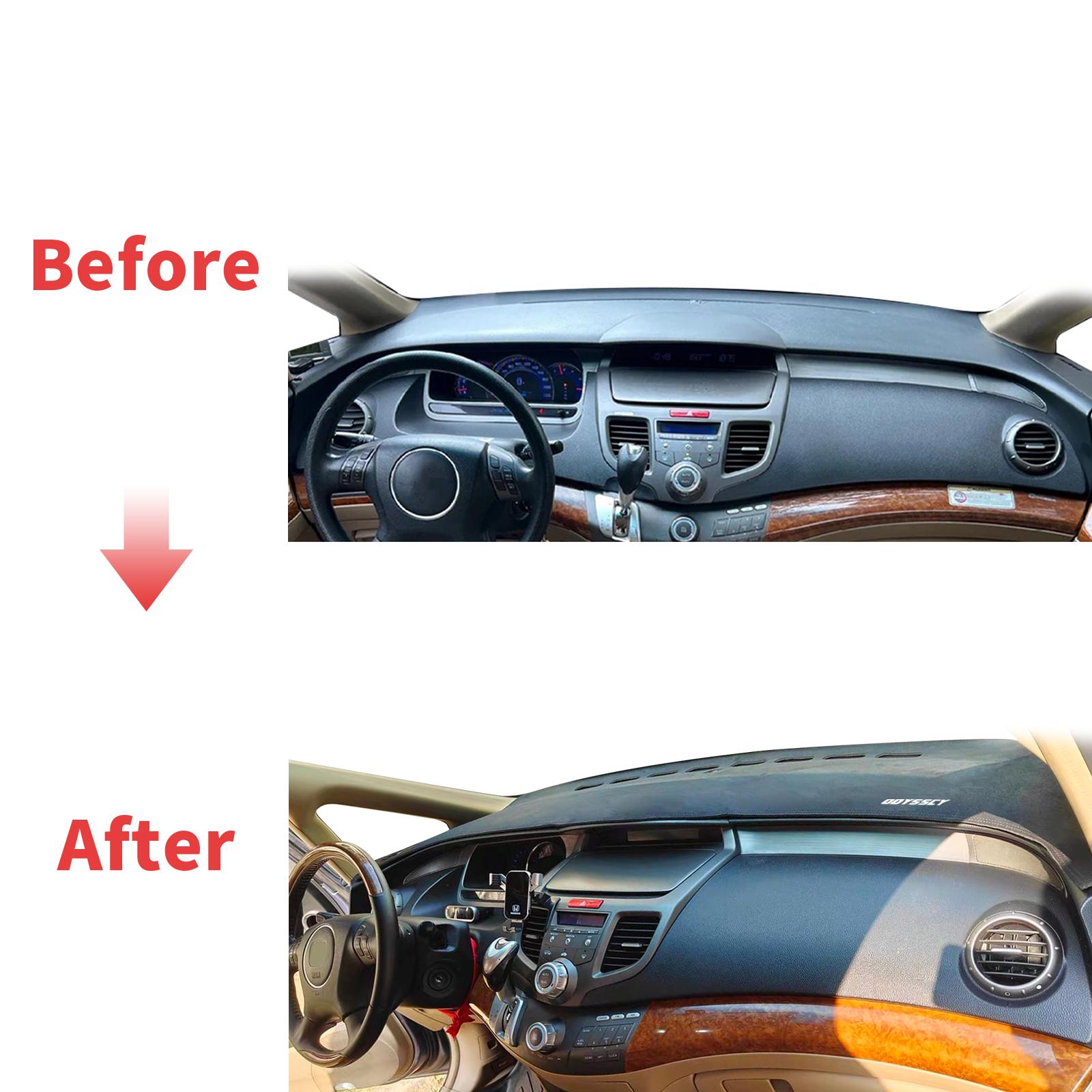 fit for Honda Odyssey 2003 2004 2005-2008 Rb1 Dashmat Dashboard Cover Pad DashMat Sunshade Protective Carpet Car Accessories