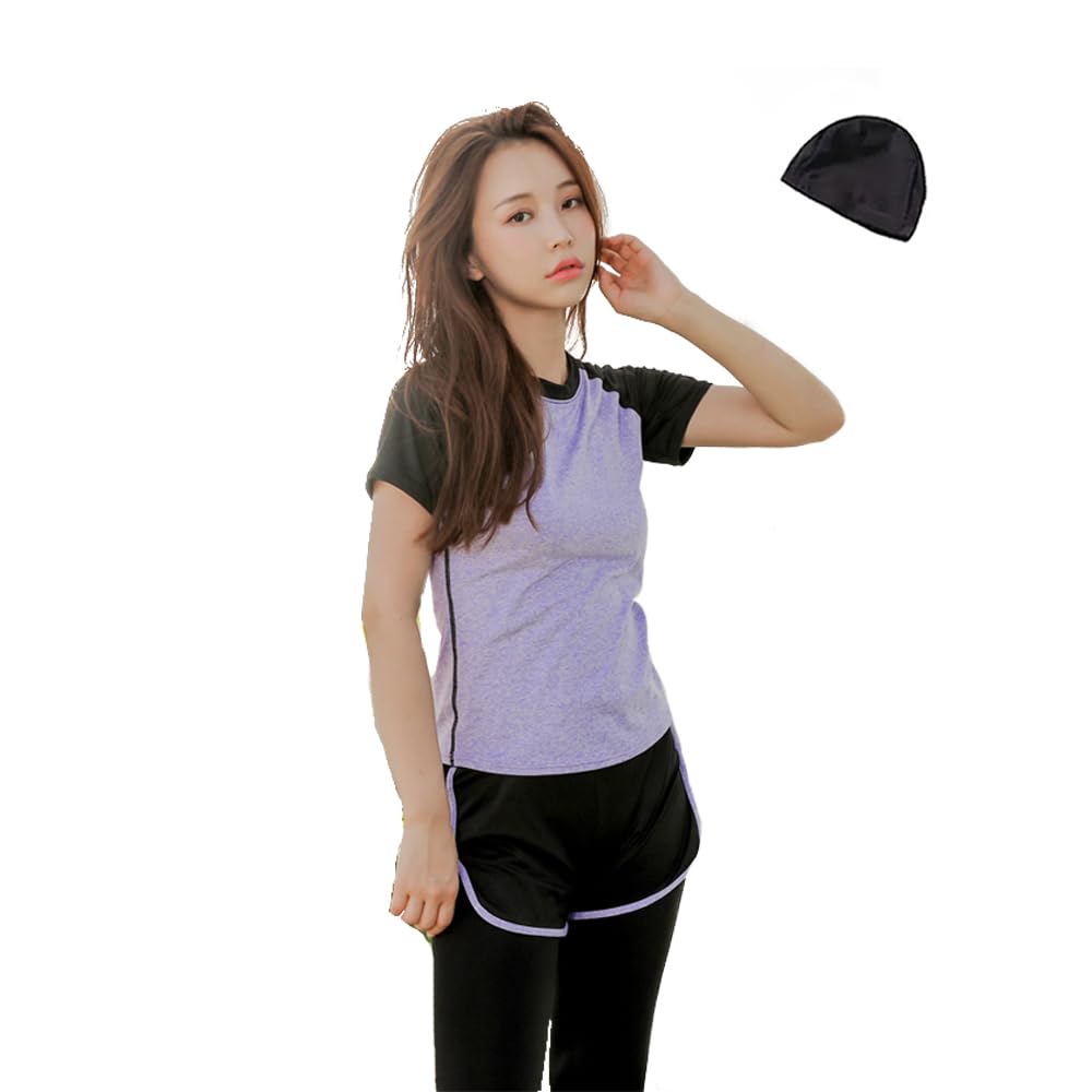 

Комплект одежды для йоги Размер [KOUKOUCOCO] (Стандартный, Фиолетовый, S) фиолетовый