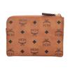 MCM Aren Gold Tone Brass Hardware Faux Leather Wallet Women wallet Brown MYAFATA01CO001