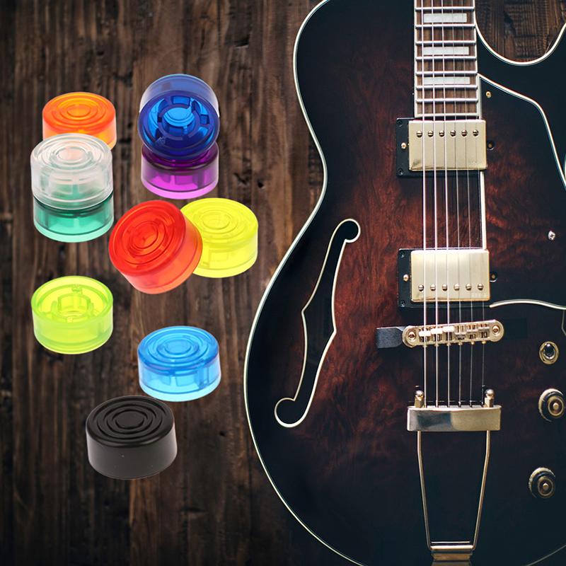 5 Pcs Guitar Effect Pedal Foot Nail Cap Parts Foot Switch Toppers Knob Plastic Bumpers Footswitch Protector Accessories