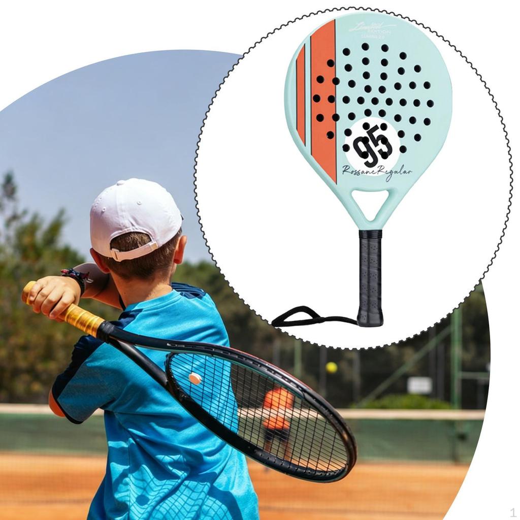 Padel Racket Comfortable Grip Portable Practical Professional Sturdy Durability Premium Competition