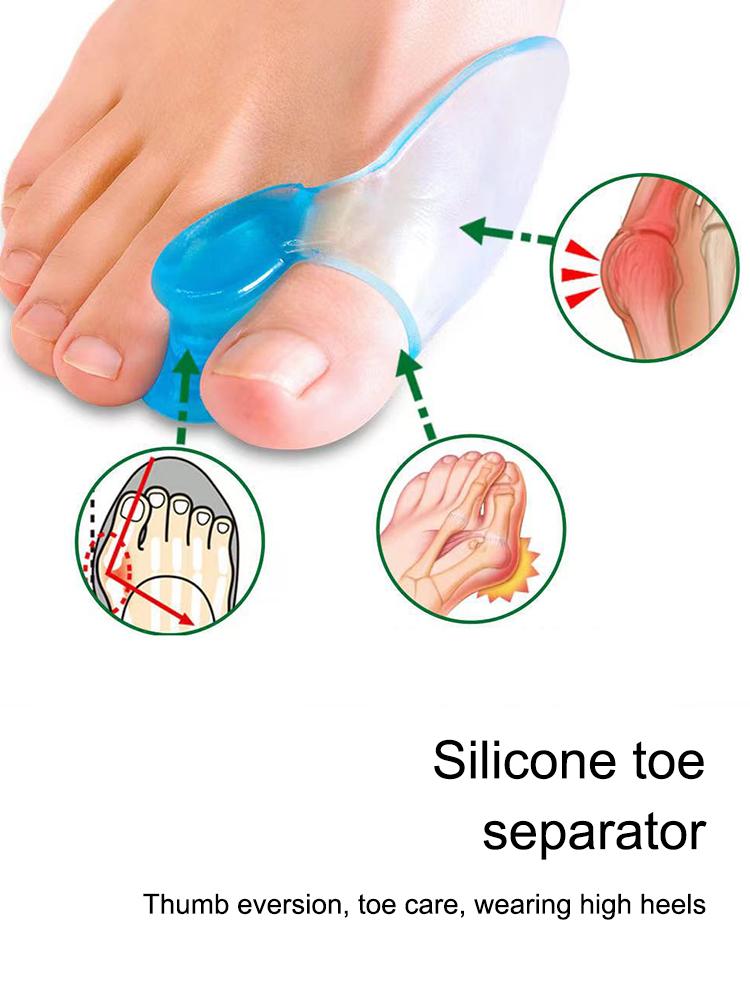 1 Pair Of Household Bunion Valgus Corrector, Men And Women, Left And Right Feet Common, Bigfoot Bone Separation Toe Set, Blue
