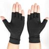 Arthritis Gloves, 1pair Women & Men Arthritis Compression Gloves With Non-slip Silicone Gel, Copper Infused Fit Glove For Arthritis Hands, W