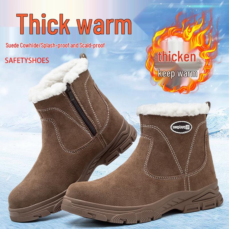 Winter-High-Top-Sicherheitsschuhe: Stoßfest, Durchstichfest, Unisex