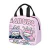 Labubu Cartoon Lunch Tote: Insulated Aluminum Foil Bento Bag for Students  5371