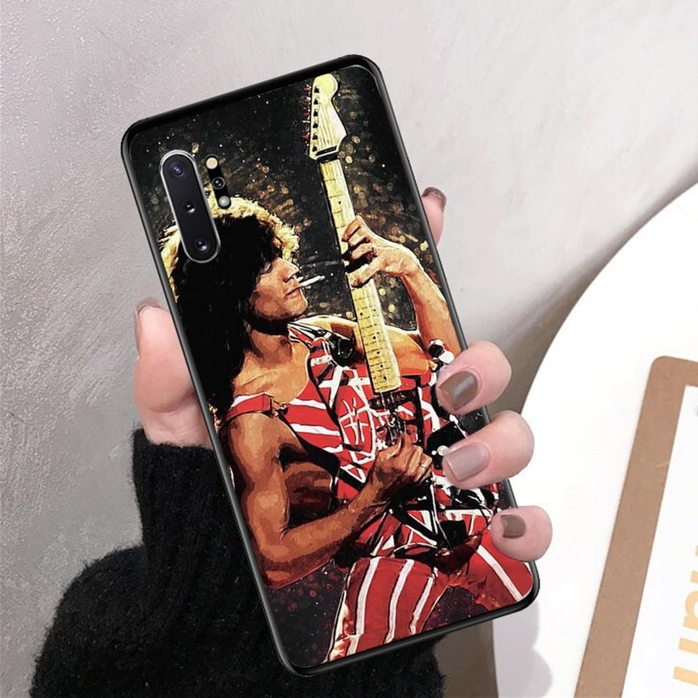 E-Eddie V-Van-Halen Music Guitar Phone Case For Samsung Note 8 9 10 20 Pro Plus Lite M 10 11 20 30 21 31 51 A 21 22 42 02 03