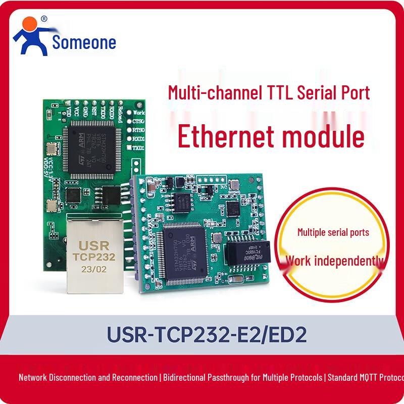 USR Serial To Ethernet Modbus Gateway Module E2