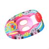 Car Squeaker Swim Seat Cartoon Design Inflatable Float Thick Sturdy PVC Stee Loop Wheel