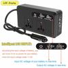 200W Multifunctional Car Inverter 12V to 220V EU Sockets USB C Port Cigarette Lighter Plug for Drivers