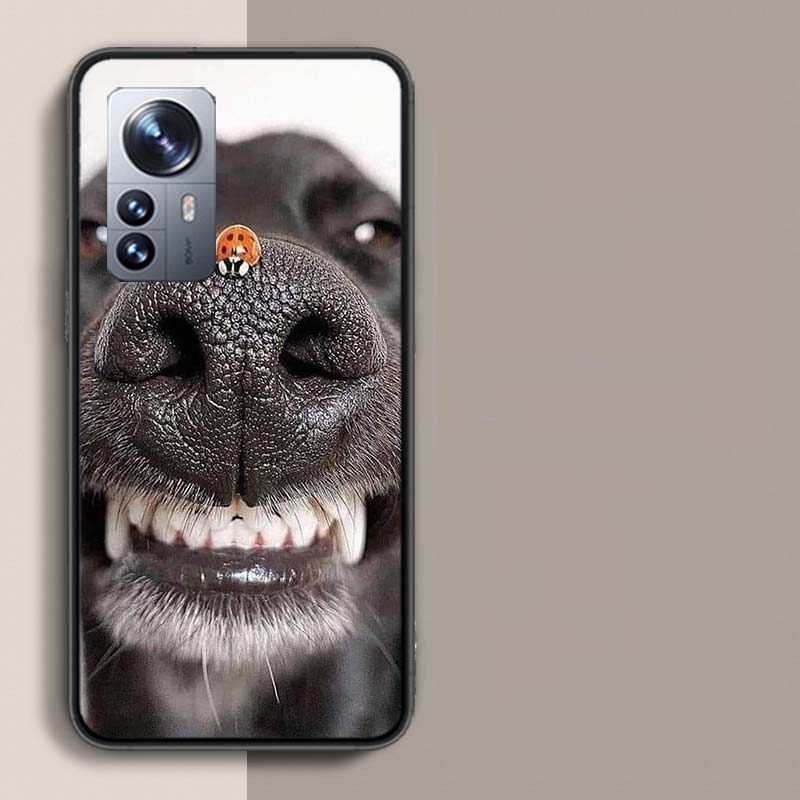 Show You Its Cute Dog Nose Phone Case For Redmi Note 15 Pro 5G 14 13 12 Pro Plus 11 11T 11E 11S 10 Pro 10S 9 9S Cover Cell Clear