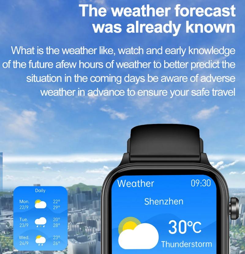 2025 New ECG+PPG AI Health Diagnose Smart Watch Men Women Clock Blood Lipid BP Uric Acid Heart Rate Tracker