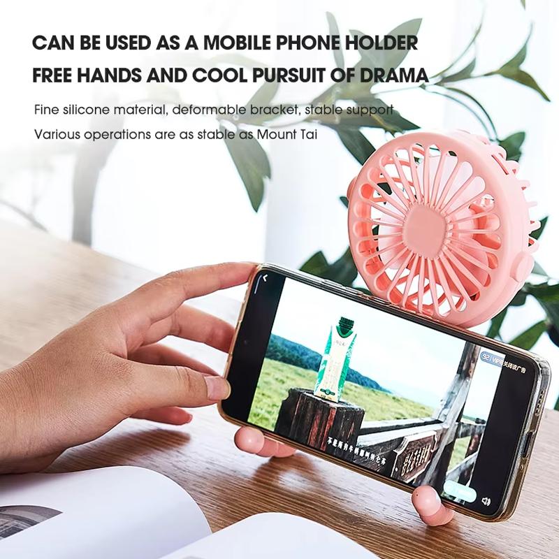 Portable Small Fan With USB Charging Capable Of Winding 360 Degree Rotating Octopus Fan Suitable For Outdoor Baby Strollers