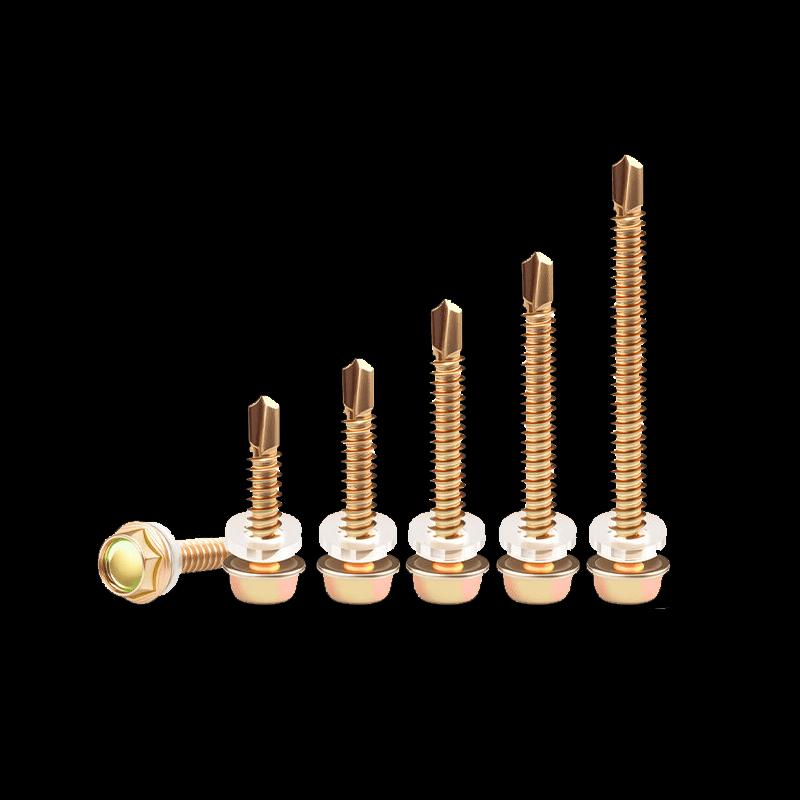 Jiestin Color Zinc Hex Head Self-Tapping Screws
