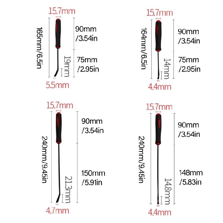 Kraftig Oljetätningsborttagare Bekväm att Hålla Oljetätningsdragare Set Manuell Reparationsverktygsset för Tekniker & Hobbyister