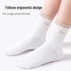 Miiow Girls' Summer Pure Cotton Mid-Calf Antibacterial Socks