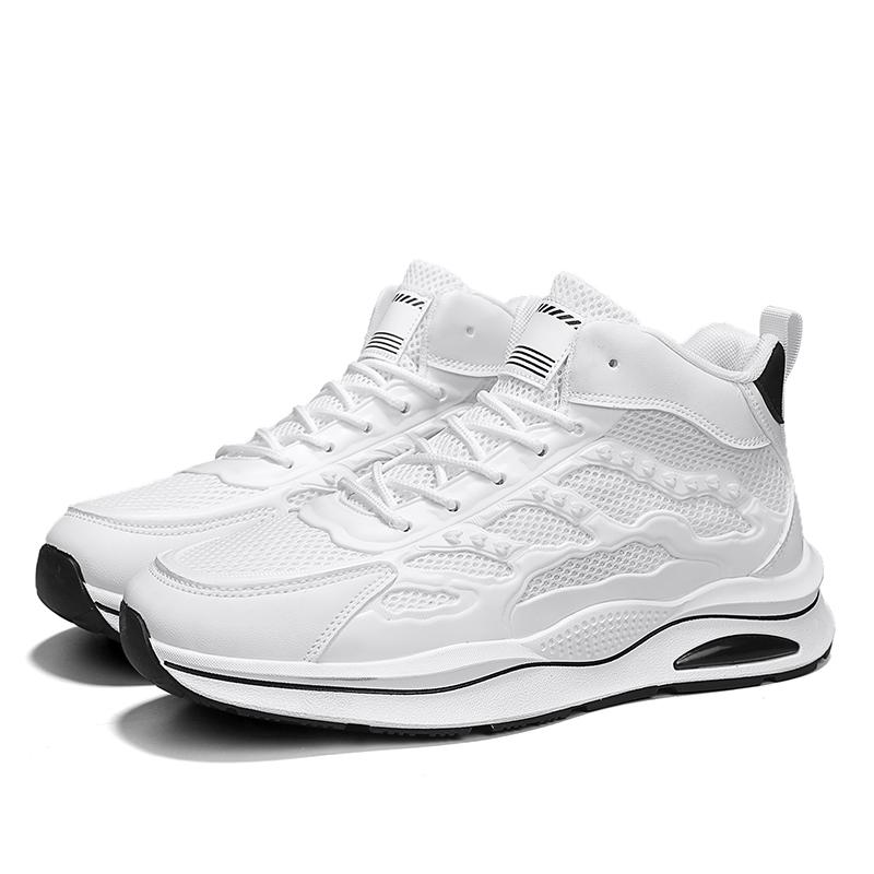 Men'S Breathable Mesh Shoes Summer  Out Casual Running Shoes Soft Bottom Comfort Light Fashion Shoes Thick Sole Sneakers