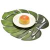 ABWR-8 Piezas Manteles Individuales de Hojas Tropicales Hojas de Monstera Artificiales de EVA Hoja de Palma, Para Decoraciones de Mesa de Boda Suministros para Fiestas