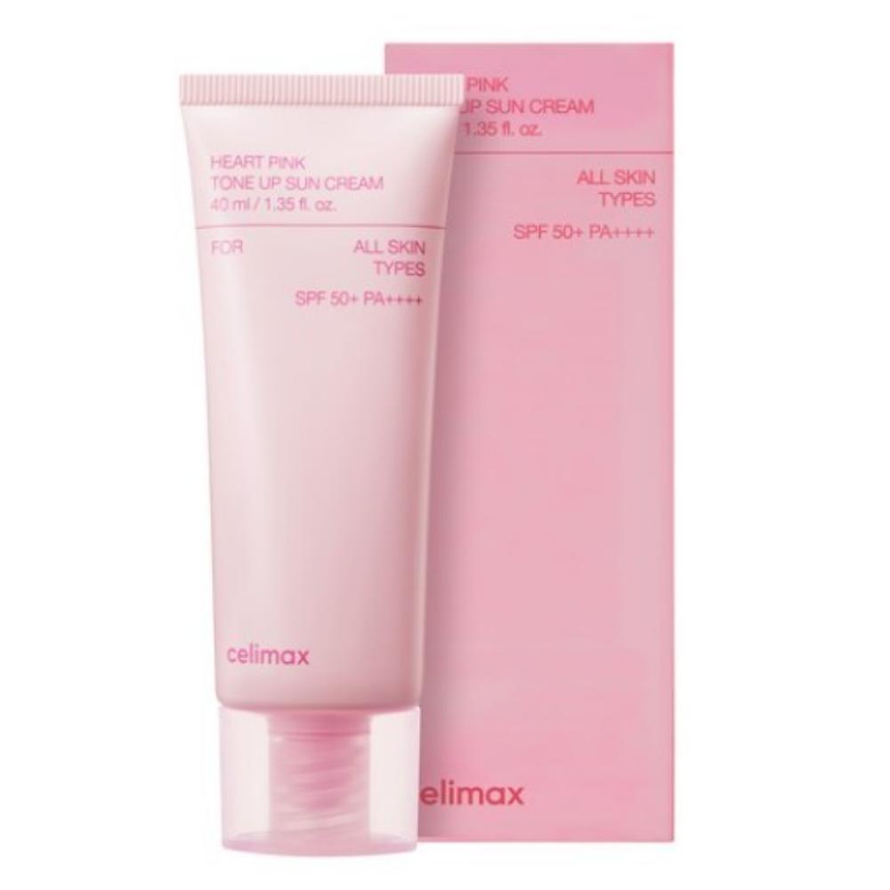 

Cellimax Heart Pink Tone-Up Sun Cream SPF50+ PA++++ Brightening UV Protection Face Sunscreen 40ml