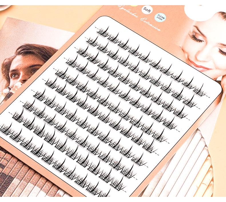 Lazy Trilogy Sunflower False Eyelashes: Pure Wild Fox Series, Little Devil & Small Flame Lower Lashes.