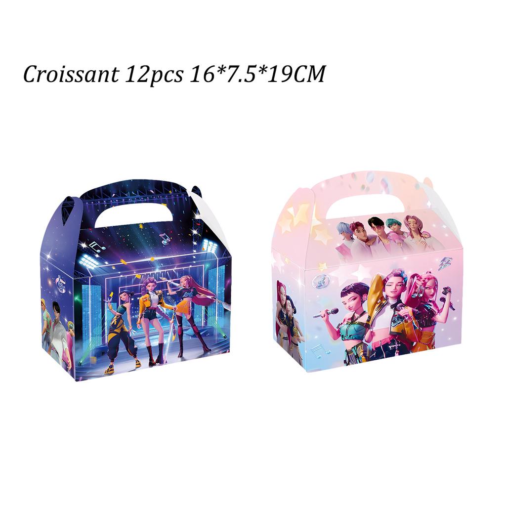 K Pop Demon Hunters Theme Boy Bands and Girl Groups Birthday Party A Grand Collection for Baby Shower Disposable Party Supplies