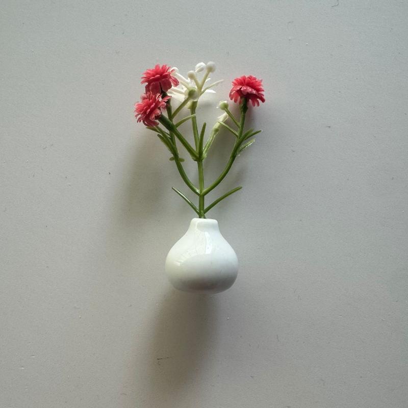 Mini Glass Bottle Flower Vase Fridge Magnets Big Small Sizes For Home Kitchen Diy Decoration Ornaments