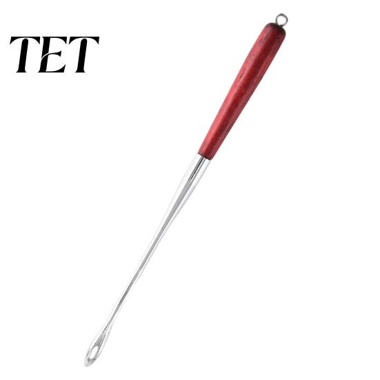 Fishing Gear Tool Stainless Steel Hook Remover Tool, 9 Inch Disgorger with Fish Friendly Detaching Wooden Handle, Heavy-duty Quick Retractor