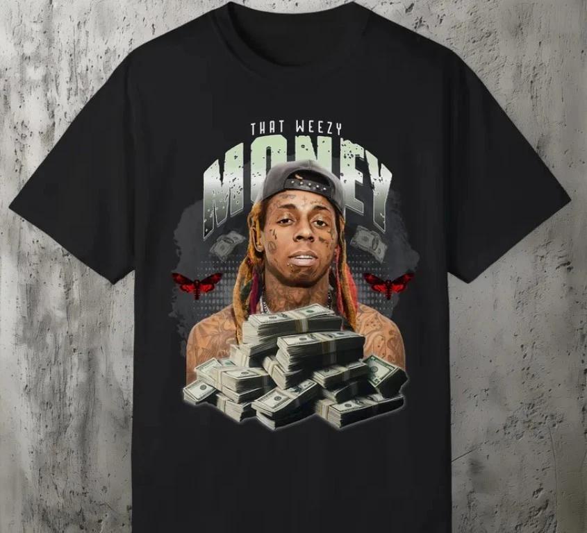 Lil Wayne Graphic Tee: Weezy Hip Hop Streetwear Shirt L