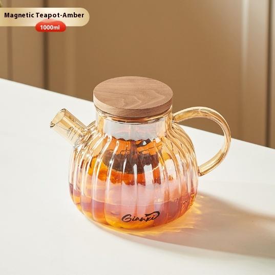 Gianxi Boiling Tea Pot Magnetic Suction Floating Cup Tea Pot High-End Tea Separation Glass Health Tea Pot Tea Brewing Kettle