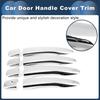 Car Door Handle Cover Trim Side Door Handle Cover For Nissan Rogue Silver Tone