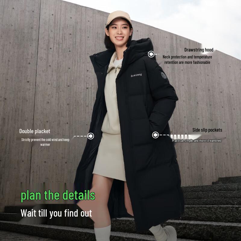 Bosideng Men's Warm Long Down Jacket B40143320