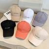 Korea Simple Cotton Baseball Hat Women's Spring Summer Letter Embroidery Cap Casual Fashion Trendy Male Student Tide