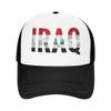 Iraq Flag Iraqi Mesh Baseball Cap Adult Fashion Sun Caps Dad Hat Adjustable Summer Trucker Hat