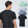 Sport-T-Shirt mit kurzen Ärmeln, Frühling und Sommer, neu, schnelltrocknend, Herren-Trainingskleidung, Rundhals, atmungsaktiv, Fitness, Freizeit-Oberteil