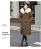 Women's Long Big Fur Collar Down Cotton Cotton Coat