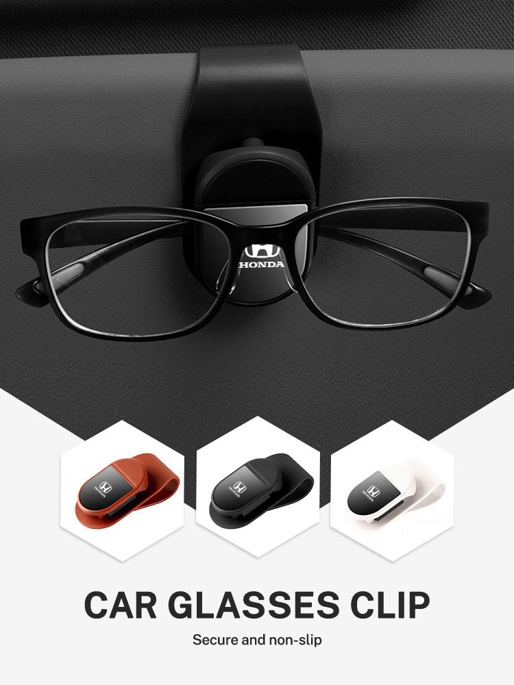 Car Sun Visor Glasses Clip Sunglasses Storage Bracket For Honda Civic Accord Crosstour Spirior Odyssey Avancier UR-V CR-Z Key