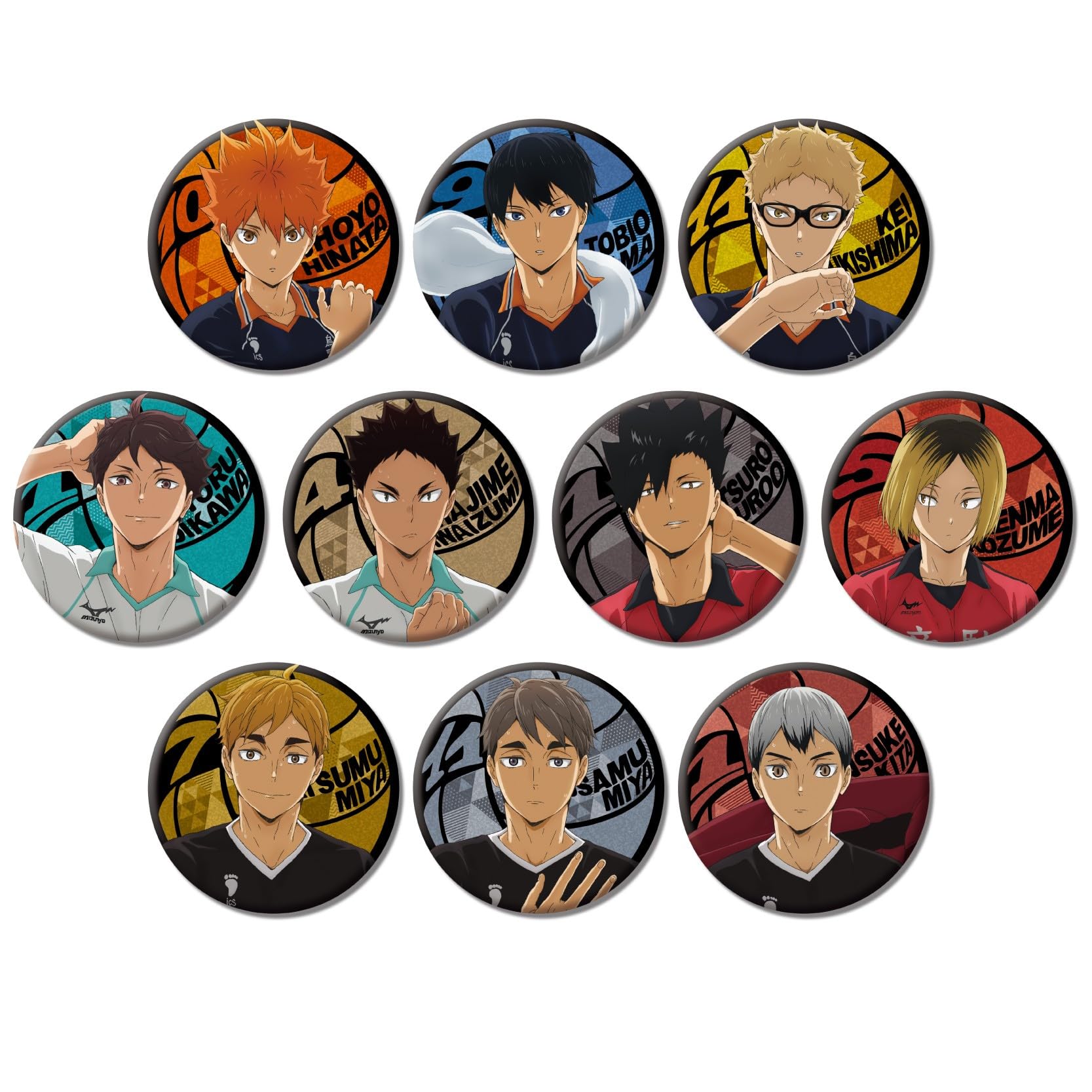 

Коллекция значков аниме Lame Kirakan 10 штук КОРОБКА «Haikyu! ! ”