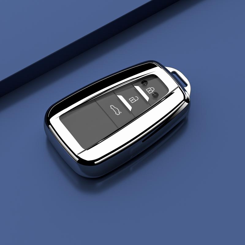 

TPU Suitable for Toyota Corolla keycase 2023 FAW Corolla twin engine interior decoration products full shell buckle