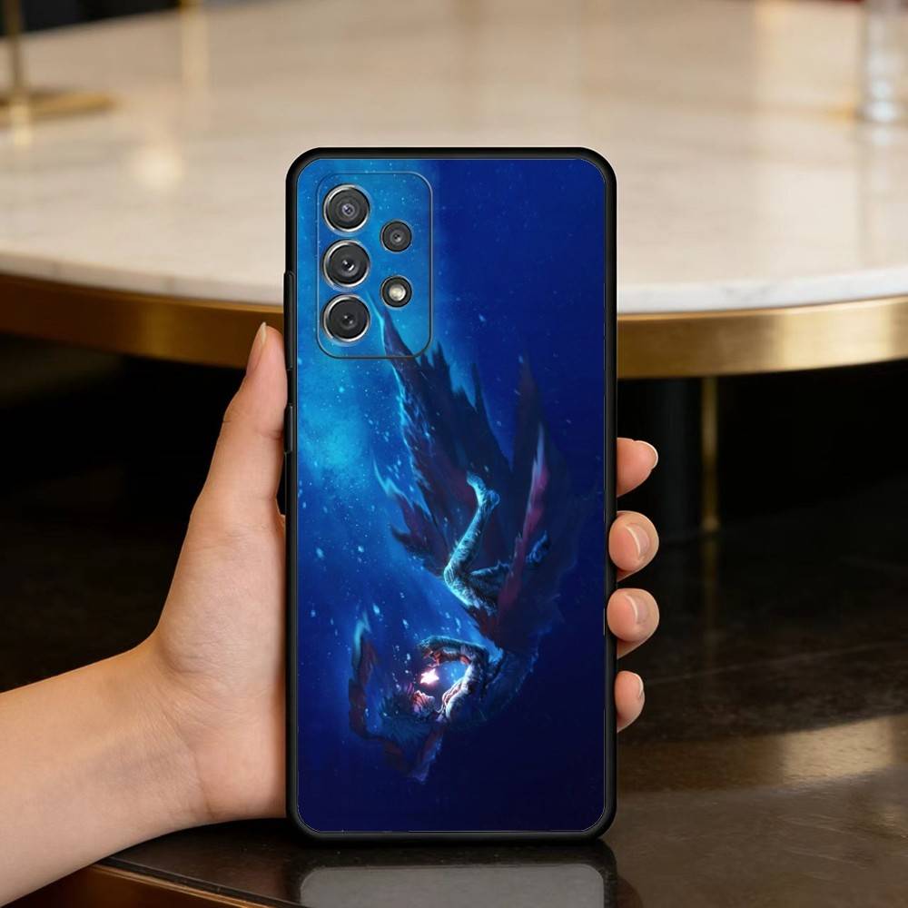 G-Grand Caster Solomon Soft Silicone Black Cover Phone Case For Samsung Galaxy A73,A72,A71,A70,A53,A52,A51