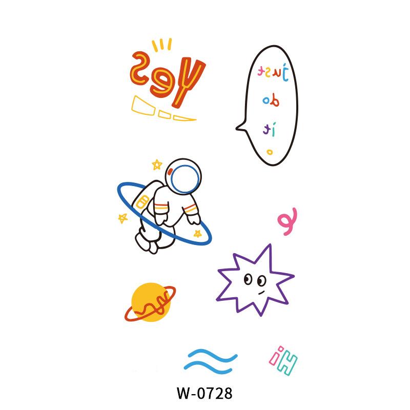 Cartoon Tattoo Sticker Disposable Tattoo Sticker Ins Waterproof Tattoo Sticker Tattoo