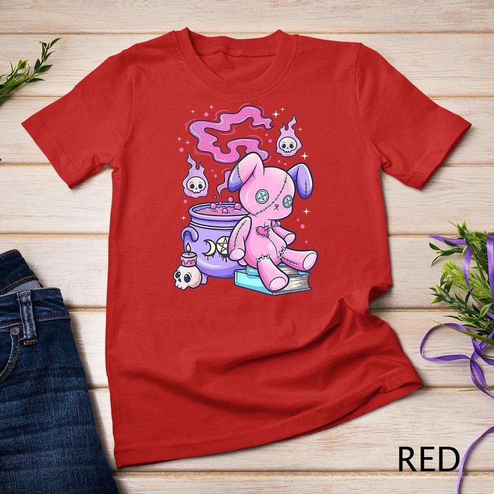 Kawaii Pastel Goth Cute Creepy Witchy Bear T-Shirt Unisex T-shirt 8 3XL