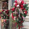 Weihnachten Künstliche Rankengirlande 60cm Tannenzapfen Rattan Überkopf Weihnachtsbaum Türschmuck Kranz Haustürdeko