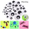 100 PCS Puppet Making DIY Craft  Parts 's Eyes Dinosaur Eye Creative gift  Accessories